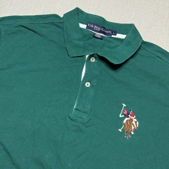 US POLO ASSN Shirt Mens Medium Brown Polo Big Pony #3 Short Sleeve Classic Adult - Picture 1 of 5